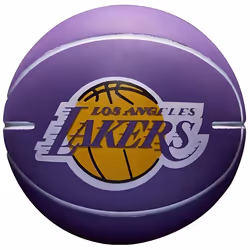 Ballon - NBA - Dribbler - Los Angeles Lakers - Violet - Taille 3 - Adulte