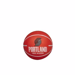 Ballon NBA Dribbler Portland Trail Blazers - WILSON - Taille 3 - Rouge - Pour Adulte - Homme