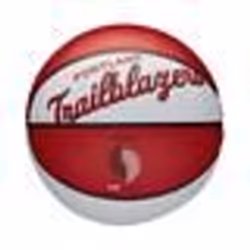 Wilson Team Retro Portland Trail Blazers Mini Ball WTB3200XBPOR Unisexe Blanc ballons de basket