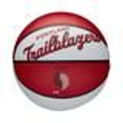 Wilson Team Retro Portland Trail Blazers Mini Ball WTB3200XBPOR Unisexe Blanc ballons de basket