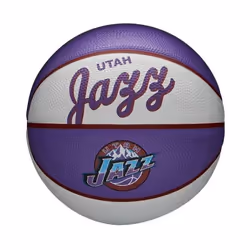 Mini Ballon de Basketball NBA Utah Jazz Wilson Team Retro Exterieur - Noir - T3