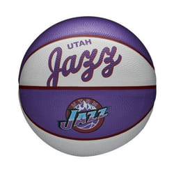 Mini Ballon de Basketball NBA Utah Jazz Wilson Team Retro Exterieur - Noir - T3