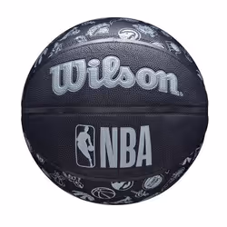 Wilson WTB1300XBNBA, 24,5 cm, Noir, Gris, Simili-cuir, Intérieure et extérieure, Motif, 1 pièce(s)