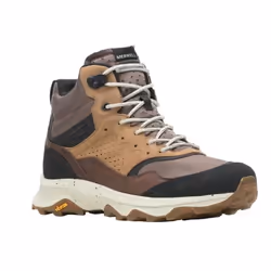 Chaussures de randonnée - Merrell - Speed Solo Mid Wp - Marron - Respirantes - Pour homme