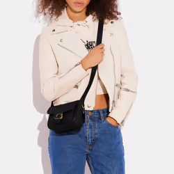 COACH Sac Messenger Tabby 19 En Cuir Galet Poli .