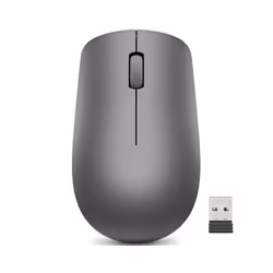 Lenovo 530, Ambidextre, Optique, RF sans fil, 1200 DPI, Graphite