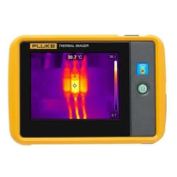 Fluke FLK-PTI120 9HZ 400C caméra d'imagerie thermique Noise equivalent temperature difference (NETD) Noir, Jaune Écran integré LCD 320 x 240 pixels