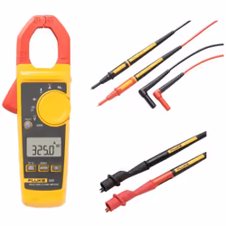 enquête CAT III 600 V, CAT IV 300 V Mesure de courant continu/alternatif jusqu'à 400 A. Mesure de tension continue/alternativ ...