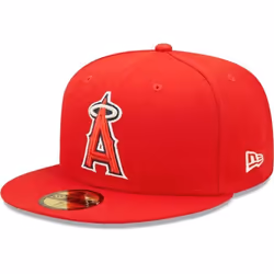 Casquette New Era 59Fifty AUTHENTIC ON-FIELD Los Angeles Angels - Homme - Rouge - Sportswear
