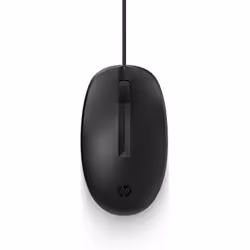 HP 128 Souris LSR FIL (Vrac120), Ambidextre, Laser, USB Type-A, Noir