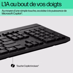 HP 125 USB Wired Keyboard clavier Noir - Vue supplémentaire 7