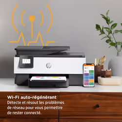 HP OfficeJet Imprimante Tout-en-un HP 8014e, Couleur, Imprimante pour Domicile, Impression, copie, numérisation, HP+; Éligibilité HP Instant Ink; Chargeur automatique de documents; Impression recto-verso - Vue supplémentaire 8