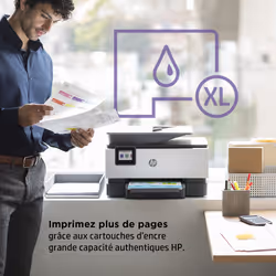 HP OfficeJet Pro Imprimante Tout-en-un HP 9014e, Couleur, Imprimante pour Petit bureau, Impression, copie, scan, fax, HP+; Éligibilité HP Instant Ink; Chargeur automatique de documents; Impression recto-verso - Vue supplémentaire 5