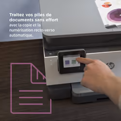 HP OfficeJet Pro Imprimante Tout-en-un HP 9014e, Couleur, Imprimante pour Petit bureau, Impression, copie, scan, fax, HP+; Éligibilité HP Instant Ink; Chargeur automatique de documents; Impression recto-verso - Vue supplémentaire 6