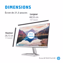 HP Écran Full HD M22f - Vue supplémentaire 6