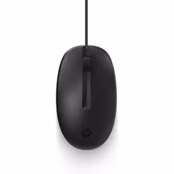 HP Souris filaire laser 128, Ambidextre, Laser, USB Type-A, 1200 DPI, Noir