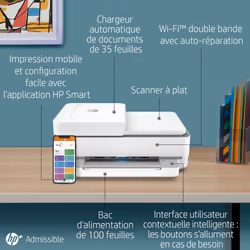 HP ENVY Pro Imprimante Tout-en-un HP ENVY 6432e, Couleur, Imprimante pour Domicile, Impression, copie, numérisation, envoi de télécopie mobile, Sans fil; HP+; Éligibilité HP Instant Ink; Imprimer depuis un téléphone ou une tablette - Vue supplémentaire 7