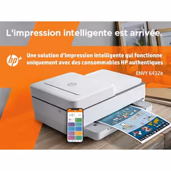 HP ENVY Pro Imprimante Tout-en-un HP ENVY 6432e, Couleur, Imprimante pour Domicile, Impression, copie, numérisation, envoi de télécopie mobile, Sans fil; HP+; Éligibilité HP Instant Ink; Imprimer depuis un téléphone ou une tablette - Vue supplémentaire 8