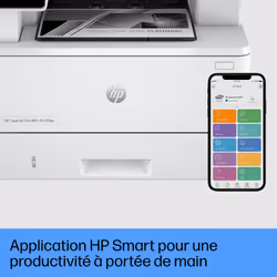 HP LaserJet Pro Imprimante MFP 4102fdw, Noir et blanc, Imprimante pour Petites/moyennes entreprises, Impression, copie, scan, fax, Sans fil; Éligibilité Instant Ink; Imprimer depuis un téléphone ou une tablette; Chargeur automatique de documents - Vue supplémentaire 6