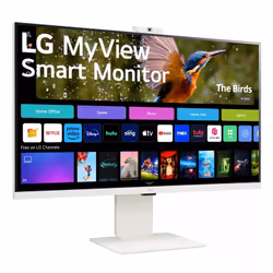 LG MyView Smart, 80 cm (31.5"), 3840 x 2160 pixels, 4K Ultra HD, LCD, 5 ms, Blanc