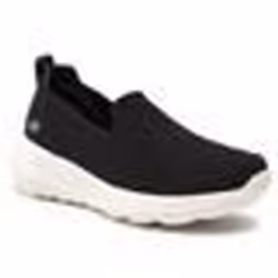 Chaussure pour Femme Skechers Go Walk Joy - Sensational Day 124187-BKW - Noir - Lacets - Plat - Textile