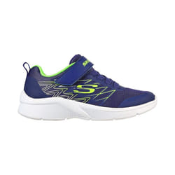 Chaussure pour Garçon - SKECHERS - Microspec Texlor - Fermeture à Lacets - Bleu