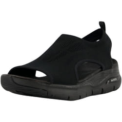 Sandales SKECHERS 119236-BBK pour femme - Noir - Scratch