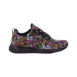 Baskets Skechers BOBS SQUAD STARRY LOVE 117092-BKMT - Femme - Noir Multicolore - 38 EU
