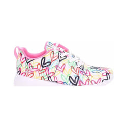 Baskets Skechers BOBS SQUAD STARRY LOVE - Femme - Blanc - Textile - Lacets