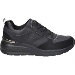 Chaussures SKECHERS 155616-BBK pour femme - Noir - Taille 37 - Lacets - Plat