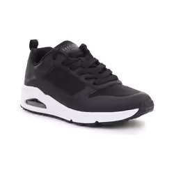Chaussure Homme Skechers Uno - Sol Noir - Synthétique - Lacets