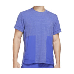 T-shirt Homme Nike Yoga - Violet - Coupe Loose - Technologie Dri-Fit