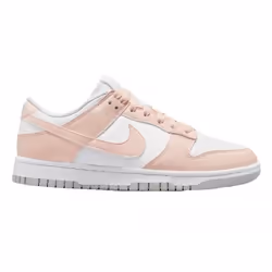 W NIKE DUNK LOW NEXT NATURE SNEAKERS BIANCO ROSA DD1873-100 (37.5 - BIANCO)