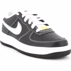 Chaussures de sport unisexe adulte Nike Air Force 1 S50 -GS- Noir / Blanc