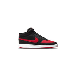 Chaussures Nike Court Vision Mid pour Homme DM8682-001 Noir - Synthétique - Lacets - Plat