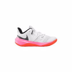 Chaussures de volleyball Nike Zoom Hyperspeed Court SE - Blanc/Noir/Rose - Pour Homme - Indoor