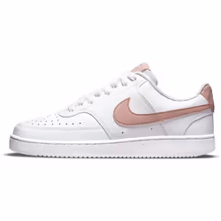 Chaussures Femme - NIKE - COURT VISION LO - Blanc / Rose - Confort quotidien - Style urbain