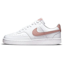 Chaussures Femme - NIKE - COURT VISION LO - Blanc / Rose - Confort quotidien - Style urbain