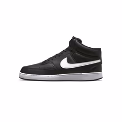 Chaussure Homme Nike Court Vision Mid Next Nature DN3577-001 - Noir - Synthétique - Lacets