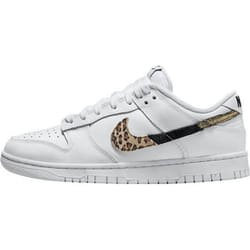 Basket Nike DUNK LO SE LEOPARD - Blanc - Textile - Lacets