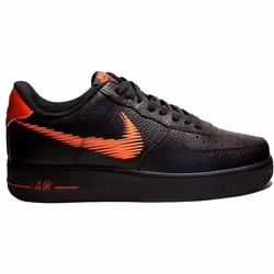 Chaussures Homme NIKE Air Force 1 Noir - Dessus Synthétique - Talon Plat - Lacets