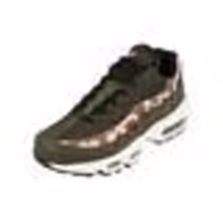 Baskets Nike W Air Max 95 Brown Basalt/Black-Sequoia-Pink Glaze - Femme - Vert - Lacets - Synthétique - Plat