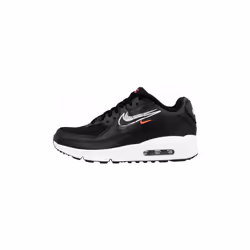 Chaussures NIKE Air Max 90 Noir - Mixte/Enfant - Lacets - Plat - Synthétique