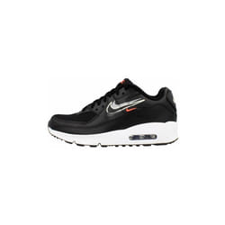 Chaussures NIKE Air Max 90 Noir - Mixte/Enfant - Lacets - Plat - Synthétique