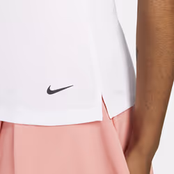 Polo de golf sans manches Nike Dri-FIT Victory pour Femme - Blanc