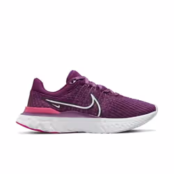 Chaussures Running NIKE React Infinity Run Flyknit 3 Violet - Femme/Adulte - Drop 10 mm