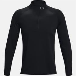 Top sportif à manches longues demi-zip Under Armour Qualifier Run 2.0 pour hommes - Noir - Multisport