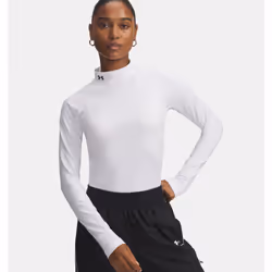Under Armour ColdGear Baselayer à manches longues et col montant pour femme - Vue supplémentaire 3
