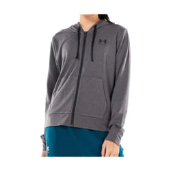 Sweatshirt à capuche molletonné à fermeture zippée femme Under Armour Rival