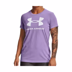 T-shirt Violet Femme Under Armour Live Sportstyle Graphic